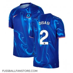 Chelsea Axel Disasi #2 Replik Heimtrikot 2024-25 Kurzarm